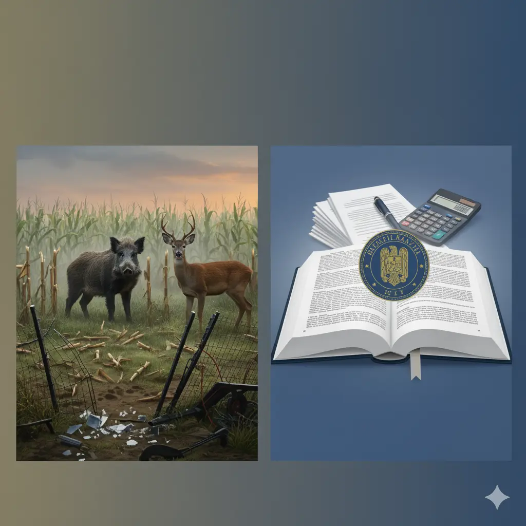 pagube produse de animale salbatice